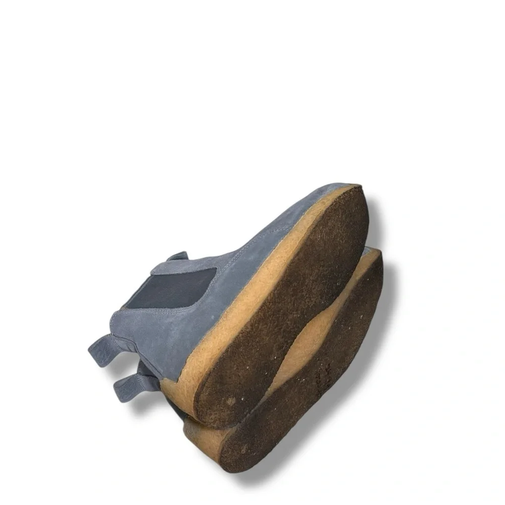 Kith x Ronnie Fieg for Clarks Season 2 Radlett in Asteroid Blue Suede Leather